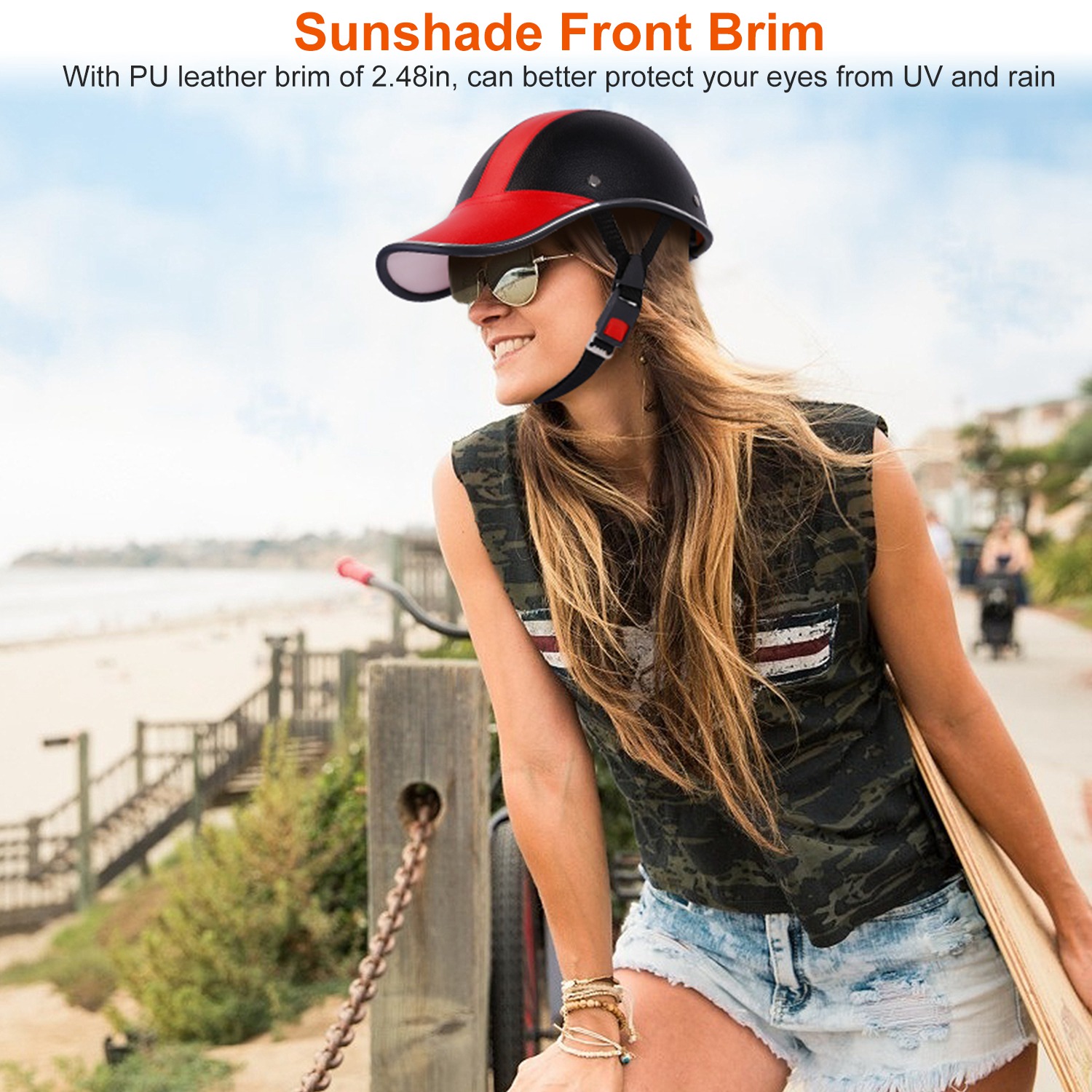 1Pc Safety Bicycle Helmet Adjustable
